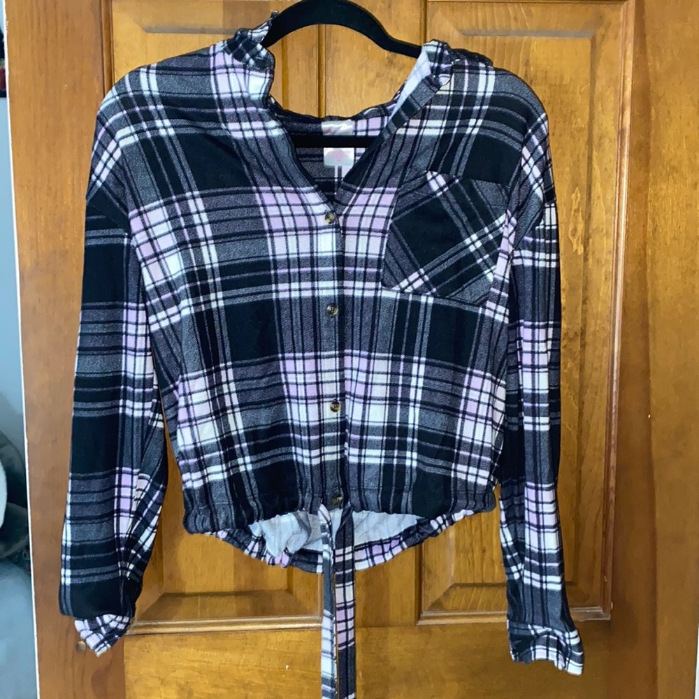 Cropped flannel